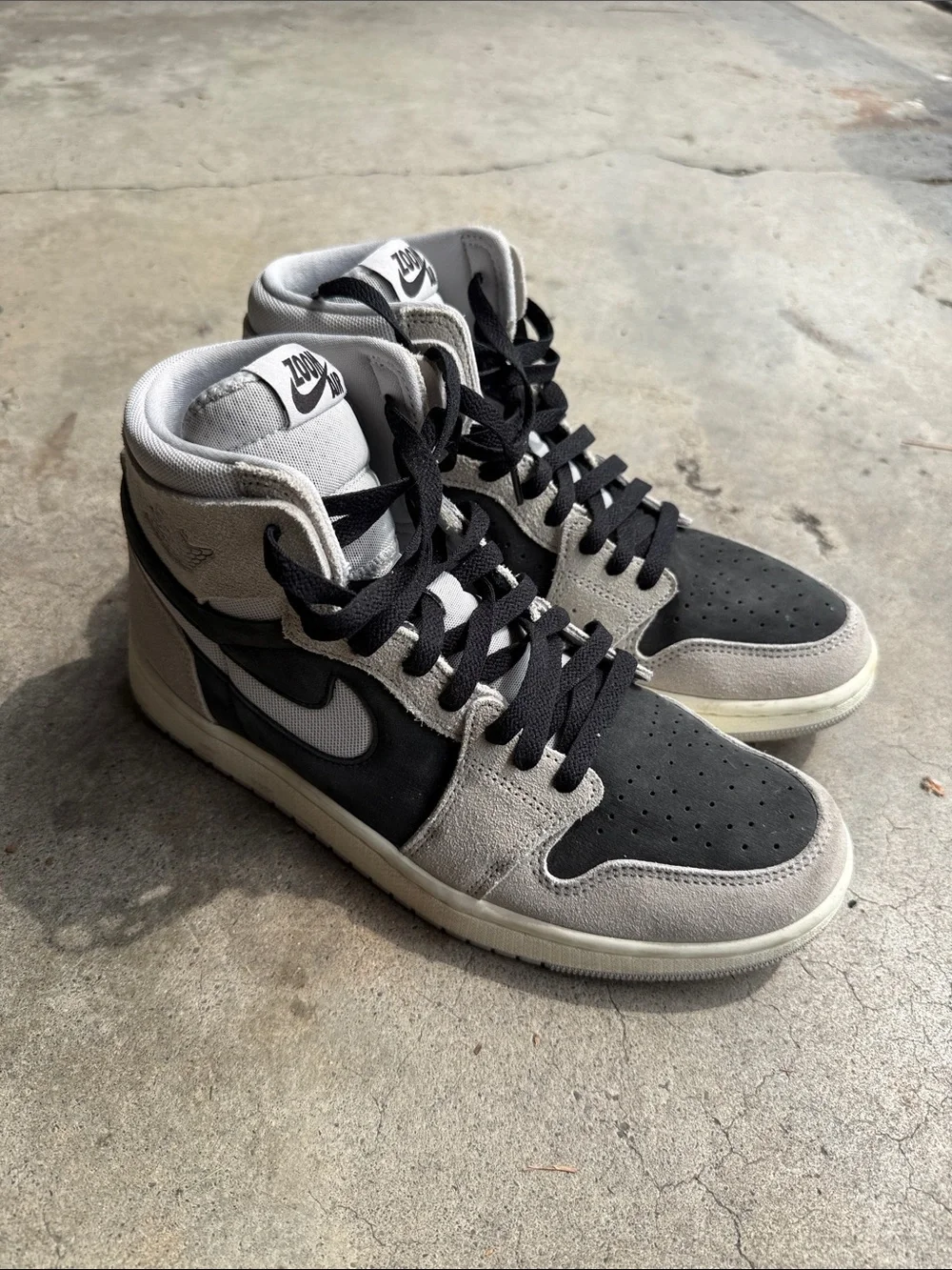 Nike Air Jordan’s Retro High-Top Sneakers - Black & Gray